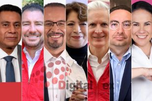 Fernando González Mejía, Elías Rescala, Omar Ortega, Delfina Gómez, Alfredo Del Mazo, Efrén Ortiz, Alejandra Del Moral
