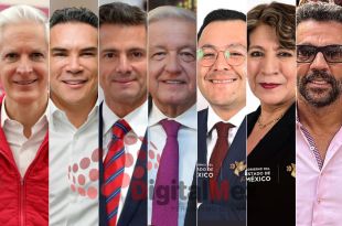 Alfredo Del Mazo, Alejandro Moreno, Enrique Peña, AMLO, Daniel Sibaja, Delfina Gómez, Pedro Moctezuma 