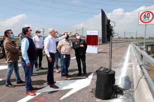 El gobernador dijo que la obra ayudará a hacer más ágil esta incorporación a quienes vienen de la Ciudad de México con dirección a Toluca.