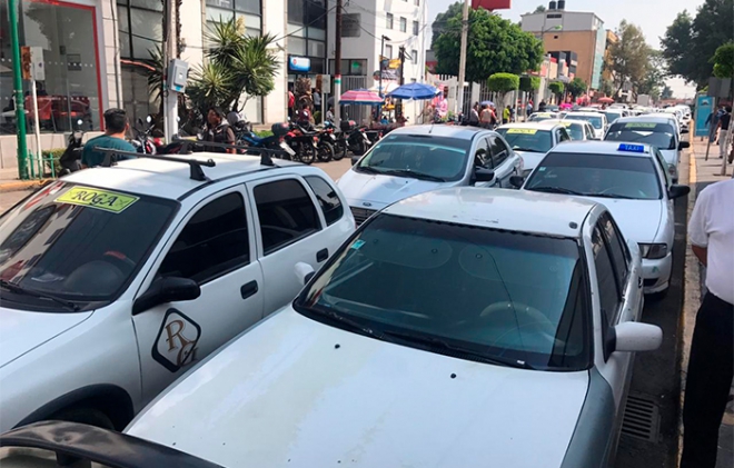Taxistas exigen seguridad ante incremento de robo de unidades en Ecatepec
