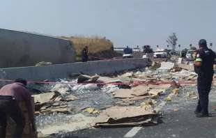 El trágico accidente ocurrió en el kilómetro 119 en el paraje conocido como Las Curvas de Taxhe