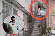 Video: Capturan a sujeto por arrojar por escaleras a “Lobito”, perro maltratado en Naucalpan