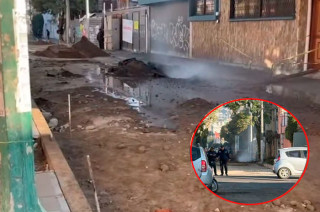 El Gobierno municipal mantiene vigilancia permanente hasta que la empresa responsable reponga y repare la línea de gas dañada.