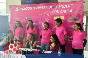 En conferencia de prensa, organizadores dieron a conocer los detalles de la 4ª Carrera de la Mujer con Causa.
