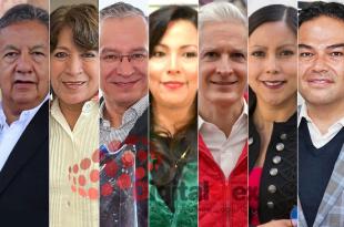 Higinio Martínez, Delfina Gómez, Raymundo Martínez, Angelina Carreño, Alfredo del Mazo, Ginarely Valencia, Enrique Vargas