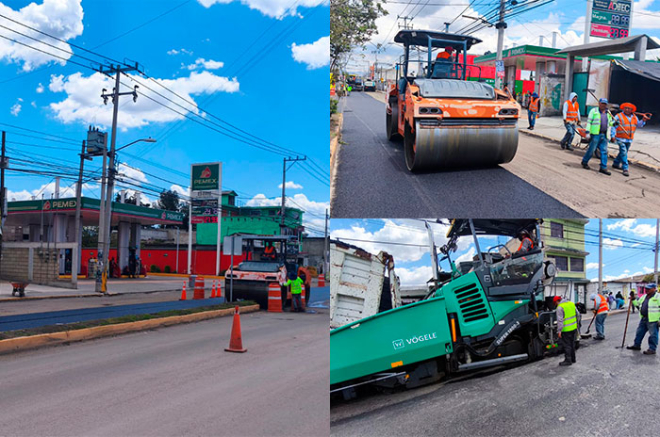 Video: Siguen trabajos de pavimentación en Lombardo Toledano en Toluca, pero ya hay paso