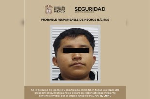 David “N” de 19 años de edad fue detenido y presentado ante el Agente del Ministerio Público correspondiente.