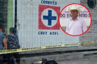El negocio de materiales donde fue asesinado a balazos Lorenzo Walterio Saldaña Moreno, ex candidato a presidente municipal de Zumpahuacán.
