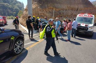 El conductor perdio el control de su vehiculo