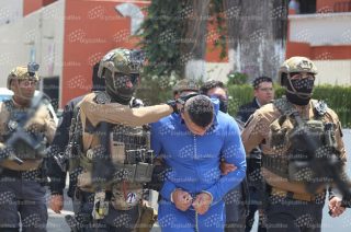 David “N”, alias “El Deivid” y/o “El Chino”, fue llevado desde instalaciones de la Fiscalía mexiquense al penal