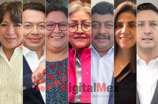 Delfina Gómez, Mario Delgado, Citlalli Hernández, Martha Guerrero, Nazario Gutiérrez, Laura Benhumea, Rodrigo Jarque.