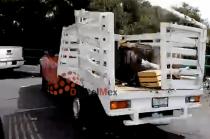 #Video: Se accidenta camioneta en carretera Toluca-Atlacomulco