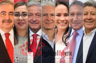 Ricardo Sodi, Iveth Bernal Casique, AMLO, Alfredo del Mazo, Alejandra del Moral,  Arturo Montiel, Sergio Luna Cortés