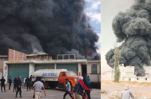 La Policía Municipal y la Secretaría de Seguridad Estatal resguardan el sitio. 