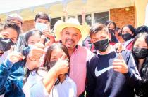 Andri Correa impulsa la creación de aulas escolares en Villa del Carbón