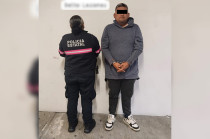 Los oficiales detuvieron a Gerardo “N” de 35 años de edad, quien fue trasladado a la Agencia del Ministerio Público correspondiente.