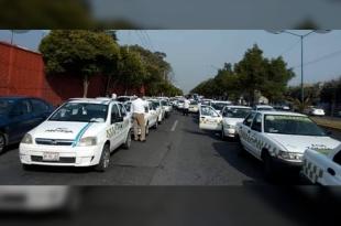 A partir de este sábado 1° de octubre, taxis colectivos de Almoloya de Juárez, comenzaron a cobrar 13 pesos la parada mínima.