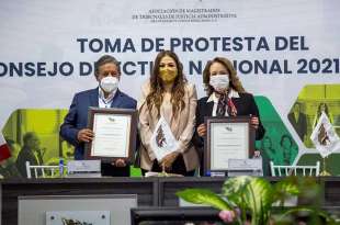 Myrna García Morón toma protesta como presidenta de la Asociación Nacional de Tribunales De Justicia Administrativa