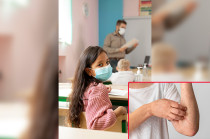 El cubrebocas regresa a las aulas de Jalisco para proteger a niñas y niños ante el brote de sarampión.