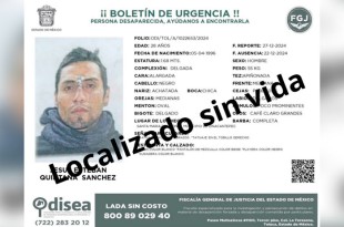 La Fiscalía General de JuLa FGJEM ha iniciado una investigación