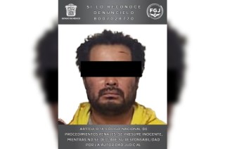 El probable implicado fue puesto a disposición de la Autoridad Judicial en el Centro Penitenciario y de Reinserción Social de la zona.