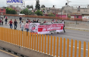 #Ixtapaluca: Colapsa la México-Puebla por caravana de la CTM