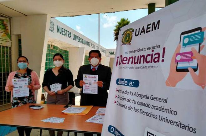 Mesas de denuncia itinerantes UAEM