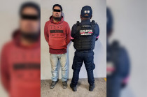 Luis “N” fue detenido en el sitio y, tras ser informado de sus derechos, fue puesto a disposición del Centro de Justicia para las Mujeres del Estado de México.
