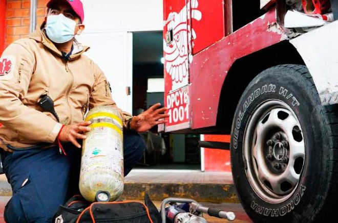 Detienen a bombero en Ecatepec