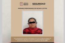 La mujer fue presentada ante el Ministerio Público, autoridad que determinará su situación jurídica.