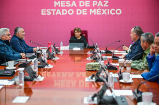 Delfina Gómez encabezó la Mesa de Paz número 17.