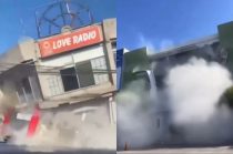 : Daños materiales y estructuras afectadas comenzaron a reportarse tras el terremoto de magnitud 7.8 que sacudió el sur de Filipinas.