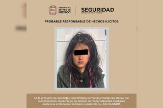 Juliana “N”, de 24 años, fue detenida por su probable participación en el intento de robo de una motocicleta en Toluca.