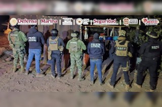 En la acción operativa participaron elementos de la SSPC, Semar, Defensa, FGR y GN junto con la Secretaría de Seguridad del Estado de México.