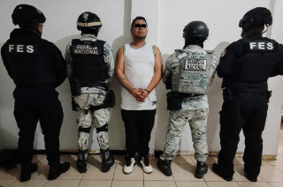 Este sujeto fue presentado ante la Agencia del Ministerio Público, con sede en Metepec.