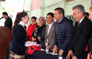 Julio César Serrano González dio el banderazo de arranque al ciclo escolar 2018-2019
