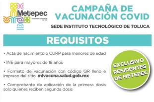La sede será el Instituto Tecnológico de Toluca, ubicado en Av. Tecnológico 100, Colonia Agrícola.
