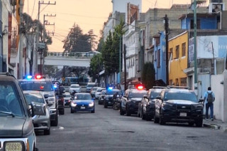 Elementos de la Policía resguardaron la zona tras el ataque
