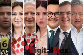 Osvaldo Muller, Myrna García, Alfredo del Mazo, Alexis Gamiño, Daniel Sibaja, Marcelo Ebrard, Higinio Martínez