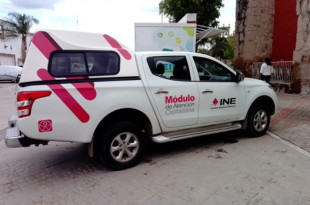 Módulo de Atención Ciudadana Itinerante del INE brinda servicio para el trámite de la credencial para votar