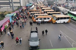 Transportistas anuncian bloqueo en Edoméx