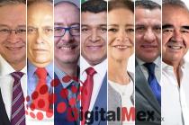 Raymundo Martínez, Humberto Lira Mora, Carlos Barrera, Tomás Palomares, Angélica Moya, Mauricio Aguirre, Maurilio Hernández