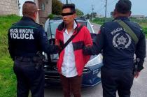Fernando “N” fue detenido en posesión de las cuatro pantallas