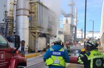 El incidente aparentemente se originó en un contenedor de resina.