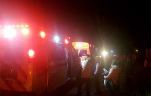 Los lesionados, fueron trasladados a bordo de la Cruz Roja Mexicana de Atlacomulco
