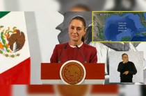 Sheinbaum aclaró que la solicitud del gobierno estadounidense no consiste en renombrar toda la cuenca oceánica (164,616 millas náuticas), sino únicamente su plataforma continental (22 millas náuticas), por lo que destacó el error de Google.