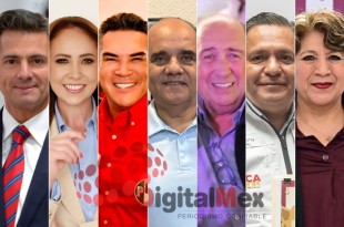 Enrique Peña, Cristina Ruiz, Alejandro Moreno, Manuel Añorve, Rubèn Moreira, Ricardo Moreno, Delfina Gómez