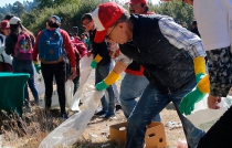 Recogen universitarios más de dos toneladas de basura en “El Mapa”