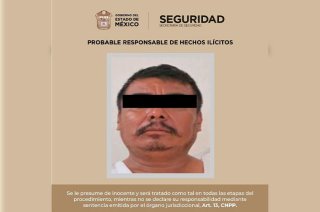 Alfredo “N”, de 45 años, fue trasladado a la Agencia del Ministerio Público con sede en Tenancingo.