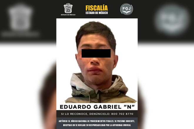 Eduardo Gabriel “N”, presunto integrante de la estructura criminal “Los Ferchos” señalada por robo de vehículos con violencia en Tlalnepantla.